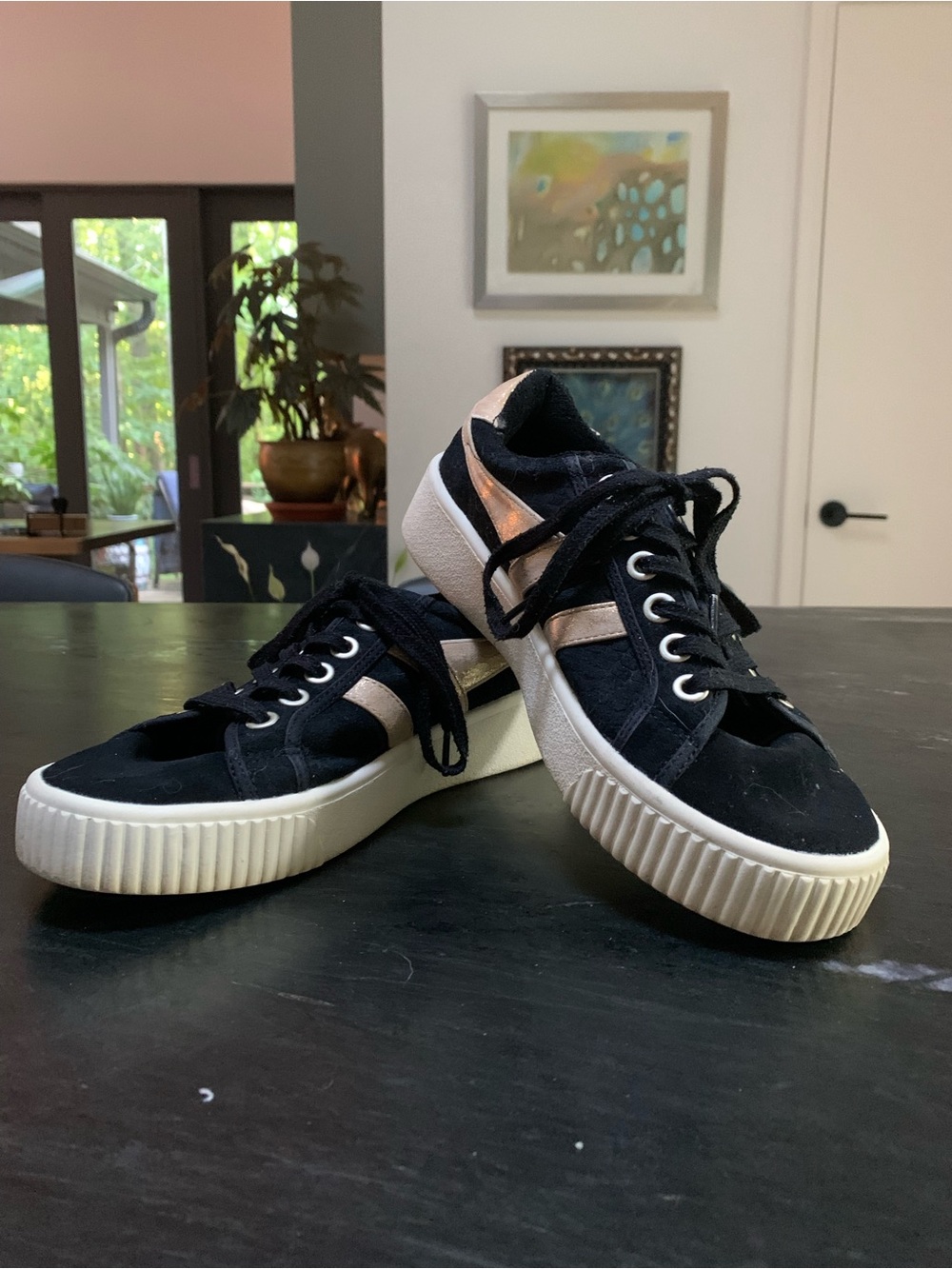 GOLA Sneakers with Rose-Gold Accent SZ 9